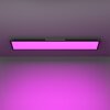 MORADILLO-Z Plafonnier Luminaires Eglo LED Noir, Changeur de couleurs