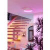 LORETELLO-Z Plafonnier Luminaires Eglo LED Blanc, Changeur de couleurs