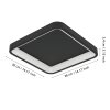 LORETELLO-Z Plafonnier Luminaires Eglo LED Noir, Changeur de couleurs