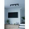 MELITELLO-Z Plafonnier, Spot de plafond Luminaires Eglo LED Noir, Changeur de couleurs