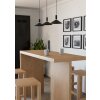 CONOMAVILLA-Z Suspension Luminaires Eglo LED Noir, Changeur de couleurs