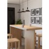 CONOMAVILLA-Z Suspension Luminaires Eglo LED Noir, Changeur de couleurs