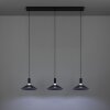 CONOMAVILLA-Z Suspension Luminaires Eglo LED Noir, Changeur de couleurs