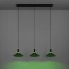 CONOMAVILLA-Z Suspension Luminaires Eglo LED Noir, Changeur de couleurs