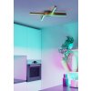 FOLCINO-Z Plafonnier Luminaires Eglo LED Bronze, Noir, Changeur de couleurs