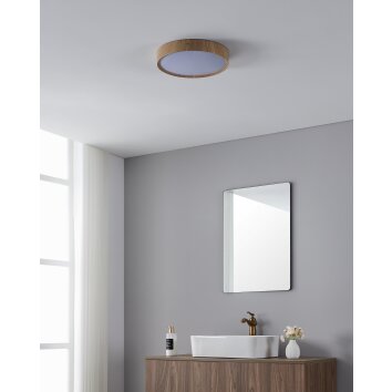 MUSURITA Plafonnier Luminaires Eglo LED Couleur bois
