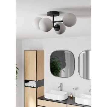 CASTROVIDO Plafonnier Luminaires Eglo LED Noir