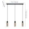 MAIONE Suspension Luminaires Eglo Noir