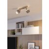 BELLIZZI Plafonnier, Spot de plafond Luminaires Eglo Nickel mat