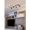 BELLIZZI Plafonnier, Spot de plafond Luminaires Eglo Nickel mat