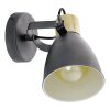COSWARTH Plafonnier, Spot de plafond, Applique murale Luminaires Eglo Anthracite, Brun, Blanc opale