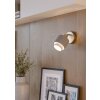 BELLIZZI Spot de plafond, Applique murale Luminaires Eglo Nickel mat