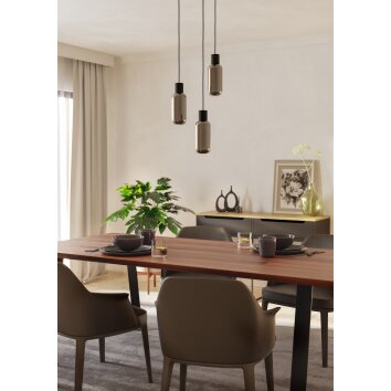 MAIONE Suspension Luminaires Eglo Noir