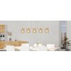 CASTRALVO Suspension Luminaires Eglo Brun, Nickel mat