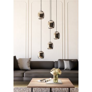 CIAMPINO Suspension Luminaires Eglo Noir