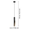 BARBOTTO Suspension Luminaires Eglo LED Brun, Noir