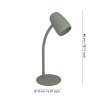 CARLO Lampe à poser Luminaires Eglo Vert