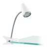 EGLO Lampe à clip Luminaires Eglo LED Chrome, Blanc