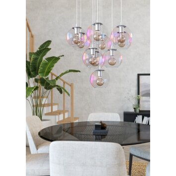 EGLO Suspension Luminaires Eglo Chrome