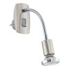 EGLO Lampe à prise électrique Luminaires Eglo LED Chrome, Nickel mat