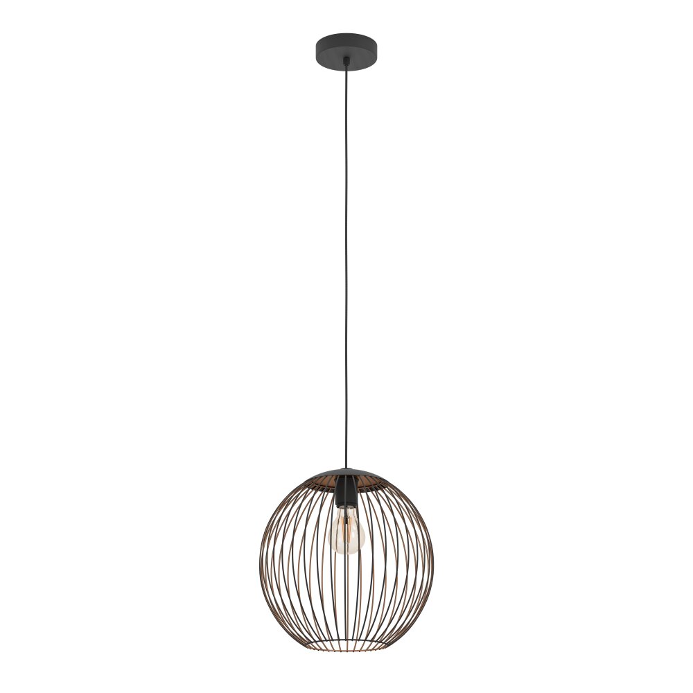 ALMANZORA Suspension Luminaires Eglo Cuivre, Noir main product photo