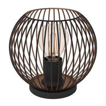 ALMANZORA Lampe à poser Luminaires Eglo Cuivre, Noir