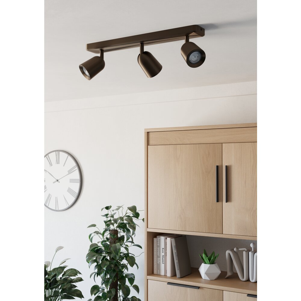 CAMALDOLI Plafonnier, Spot de plafond Luminaires Eglo Bronze main product photo