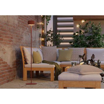 ROCCANOVA-L Lampadaire Luminaires Eglo LED Orange