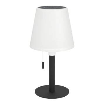 MONTAPALMA Lampe à poser Luminaires Eglo LED Noir, Télécommandes, Changeur de couleurs
