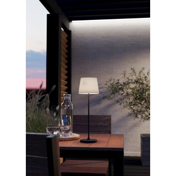 LEONERO Lampe à poser Luminaires Eglo LED Noir, Télécommandes