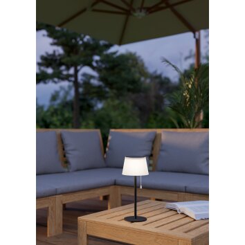 SCORDIANO Lampe à poser Luminaires Eglo LED Noir, Changeur de couleurs SCORDIANO Lampe à poser Luminaires Eglo LED Noir, Changeur de couleurs