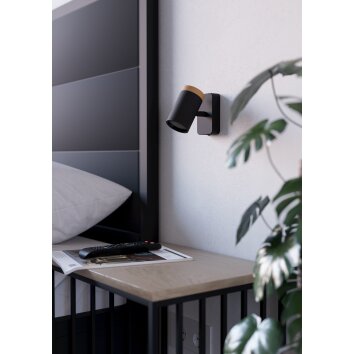 CONSUMA Spot de plafond, Applique murale Luminaires Eglo Brun, Noir