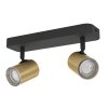 EGLO Plafonnier, Spot de plafond Luminaires Eglo Laiton, Noir