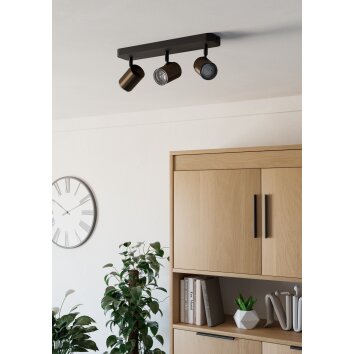 EGLO Plafonnier, Spot de plafond Luminaires Eglo Bronze, Noir