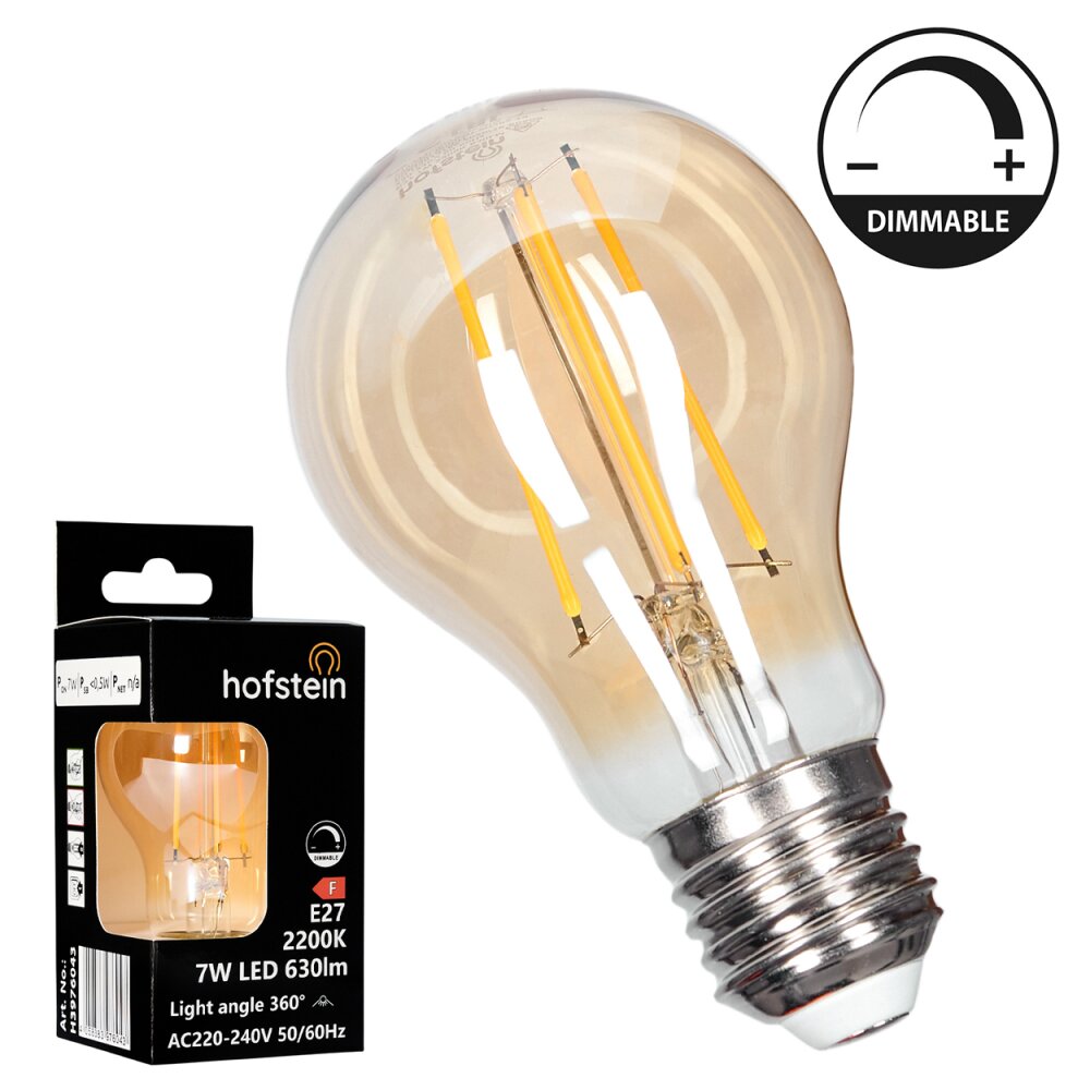 E27 LED 7 Watt blanc chaud dimmable 730 Lumen main product photo