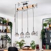 Koyoto Suspension, Boule lumineuse, Suspension Écru, Noir, 4 lumières