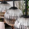 Koyoto Suspension, Boule lumineuse, Suspension Écru, Noir, 4 lumières