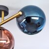 Gastor Plafonnier, Boule lumineuse Or, Noir, 3 lumières