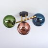 Gastor Plafonnier, Boule lumineuse Or, Noir, 3 lumières