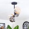 Chehalis Plafonnier, Boule lumineuse 33 cm Ambre, Clair, Fumé, 4 lumières