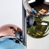 Chehalis Plafonnier, Boule lumineuse 27 cm Bleu, Chrome, Vert, Cuivré, Fumé, 4 lumières