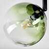 Chehalis Plafonnier, Boule lumineuse Bleu, Chrome, Vert, Clair, Cuivré, Fumé, 4 lumières