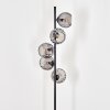 Koyoto Boule lumineuse, Lampadaire Fumé, 5 lumières