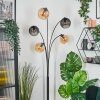 Koyoto Boule lumineuse, Lampadaire Ambre, Fumé, 5 lumières
