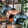 Ripoll Suspension, Boule lumineuse, Suspension Écru, Noir, 5 lumières