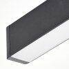 Tarin Plafonnier LED Noir, 1 lumière, Changeur de couleurs