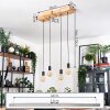 Donel Suspension, Suspension Écru, Noir, 4 lumières