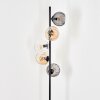 Koyoto Boule lumineuse, Lampadaire Ambre, Clair, Fumé, 5 lumières