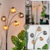 Ripoll Boule lumineuse, Lampadaire Ambre, Fumé, 5 lumières