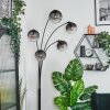 Koyoto Boule lumineuse, Lampadaire Clair, Fumé, 5 lumières